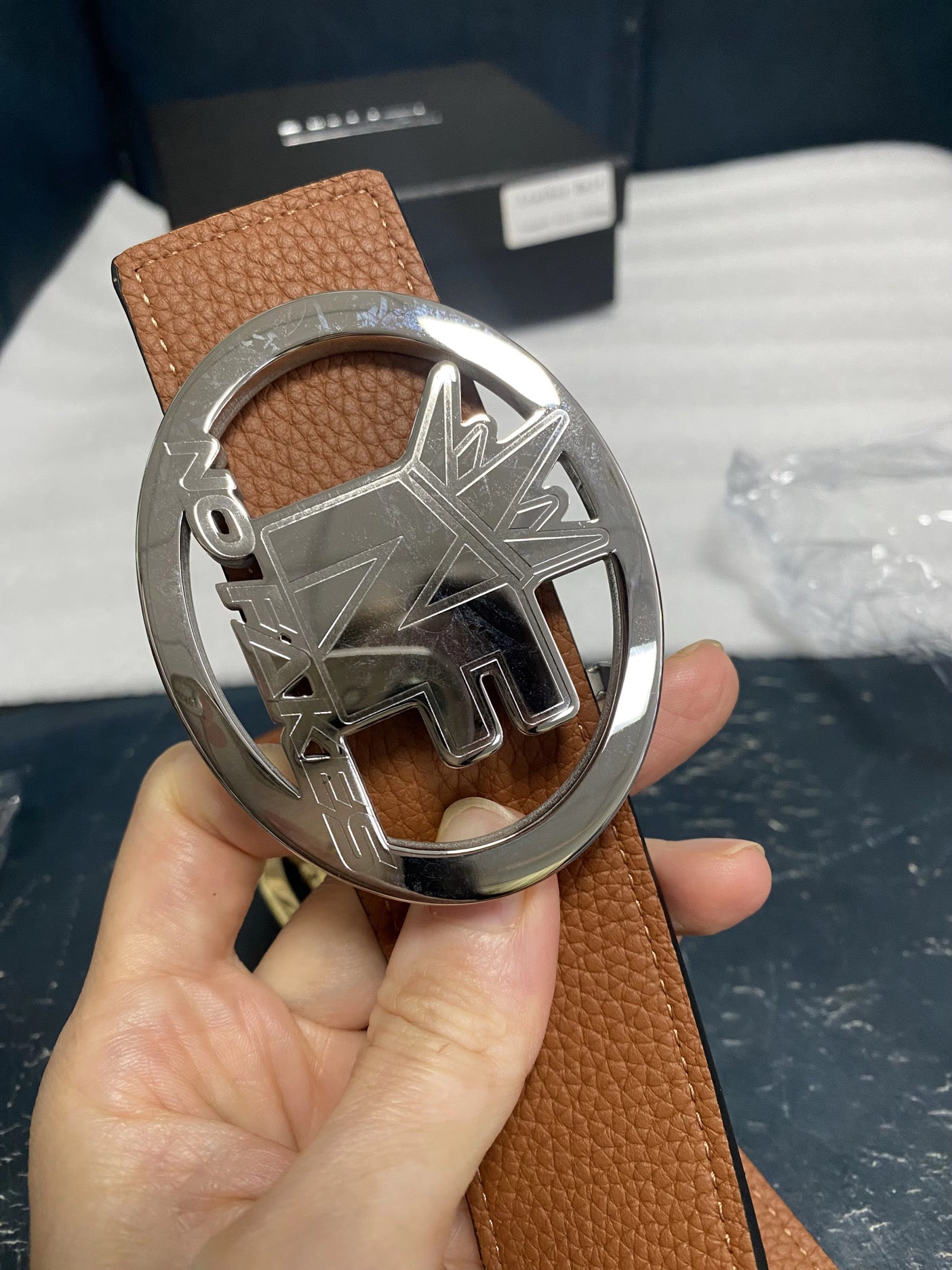 No Fakes Real Leather Belt